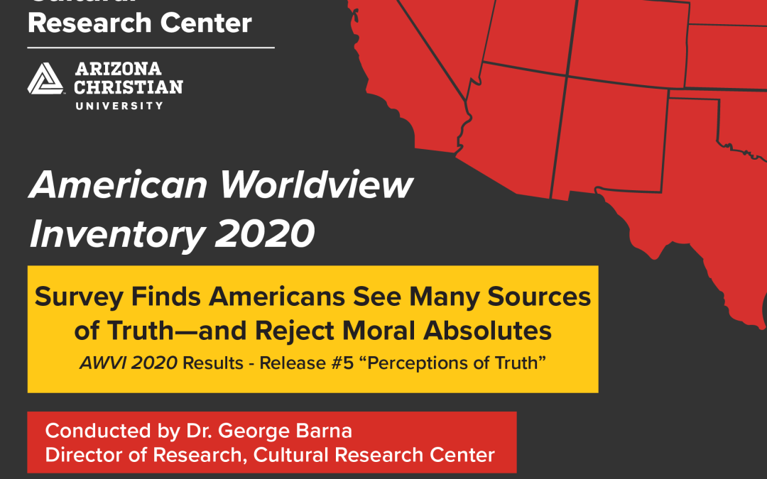 A Nation Unmoored – CRC Study Shows Americans Reject Moral Truth Rooted in God’s Word